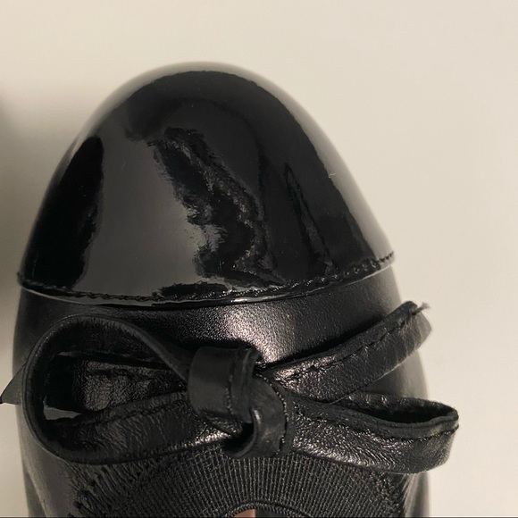 🇮🇹 Italian leather ballet flat with small wedge - Picture 6 of 7